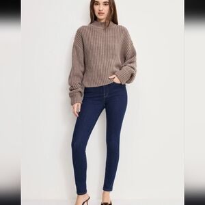 GOOD AMERICAN Authentic Good Legs Skinny Mid Rise Jeans NWT Size 6 Indigo